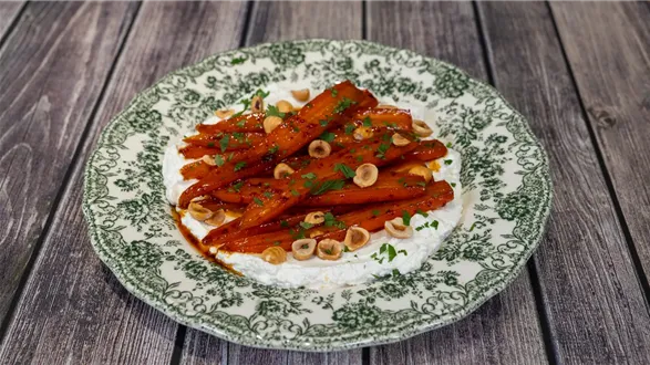 Glazurowane marchewki